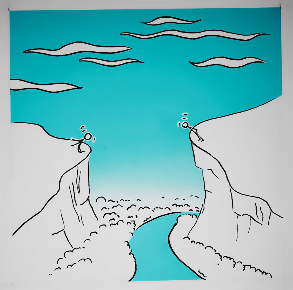 Illustration Title: Bridging the Gap