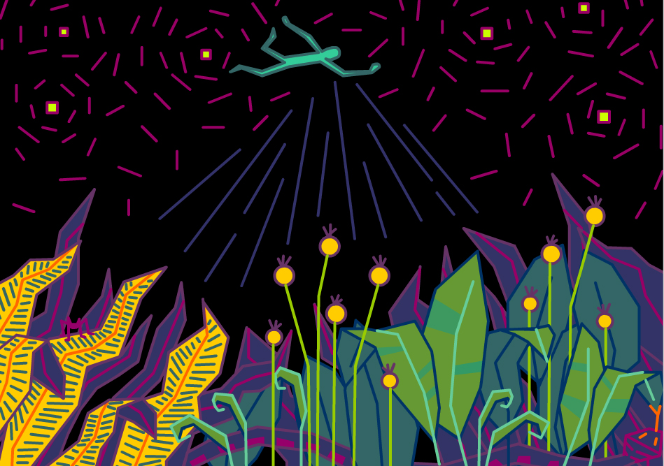 Illustration Title: The Stars are ever present Jewels